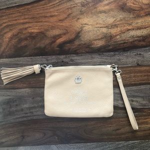 My flat in London leather wristlet
